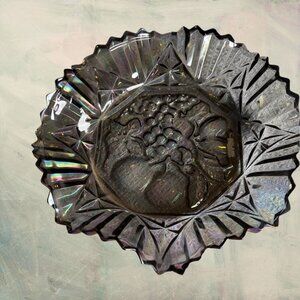 Vintage Federal Glass Pioneer Carnival Glass Bowl